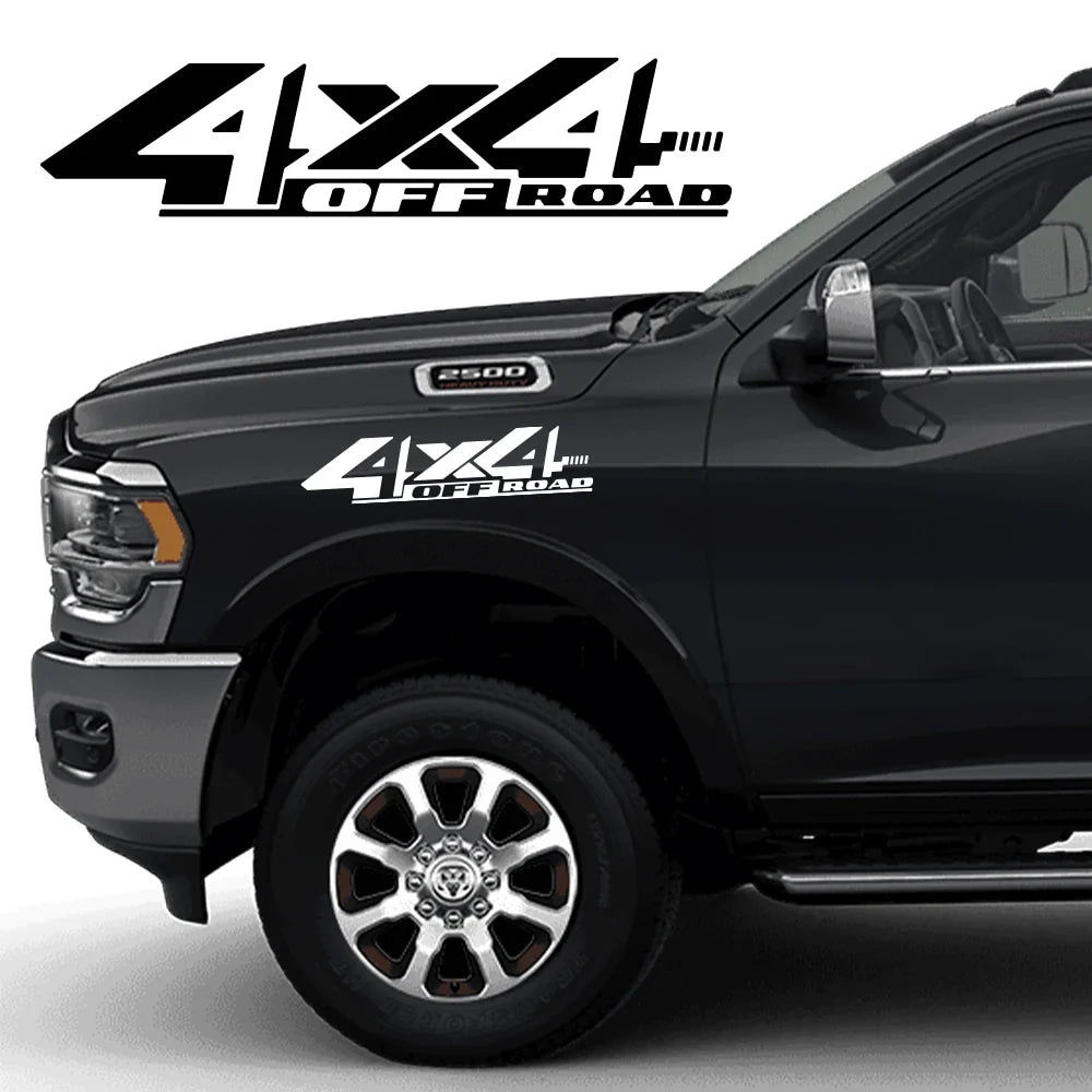 Car 4x4 Off Road Sticker Pickup Truck Vinyl Decor Decal For Isuzu Dmax Ford Ranger F150 Toyota Hilux GMC Sierra Canyon Dodge RAM