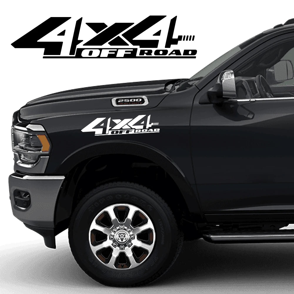 Car 4x4 Off Road Sticker Pickup Truck Vinyl Decor Decal For Isuzu Dmax Ford Ranger F150 Toyota Hilux GMC Sierra Canyon Dodge RAM