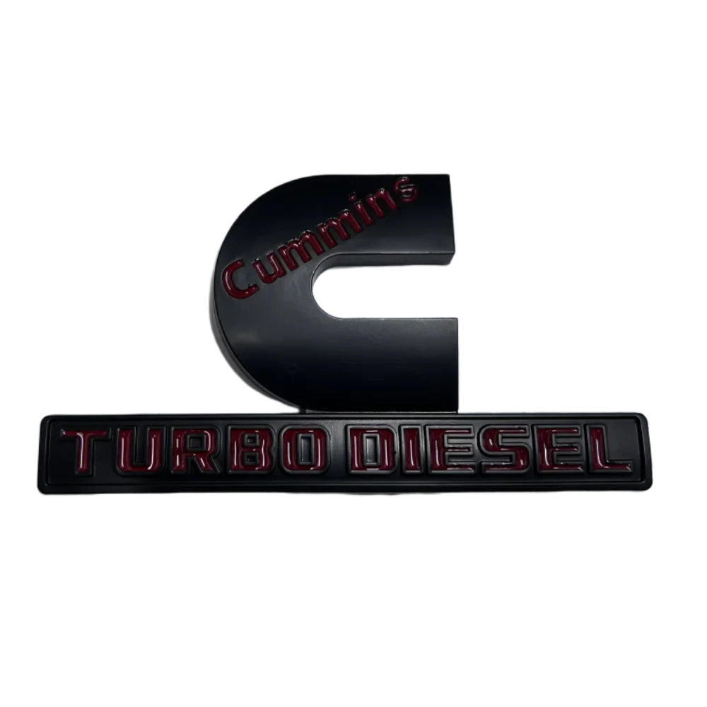 CUMMINS TURBO DIESEL Logo Car Stickers for RAM 1500 2500 Refit Accessories Side Body Decorative Decals