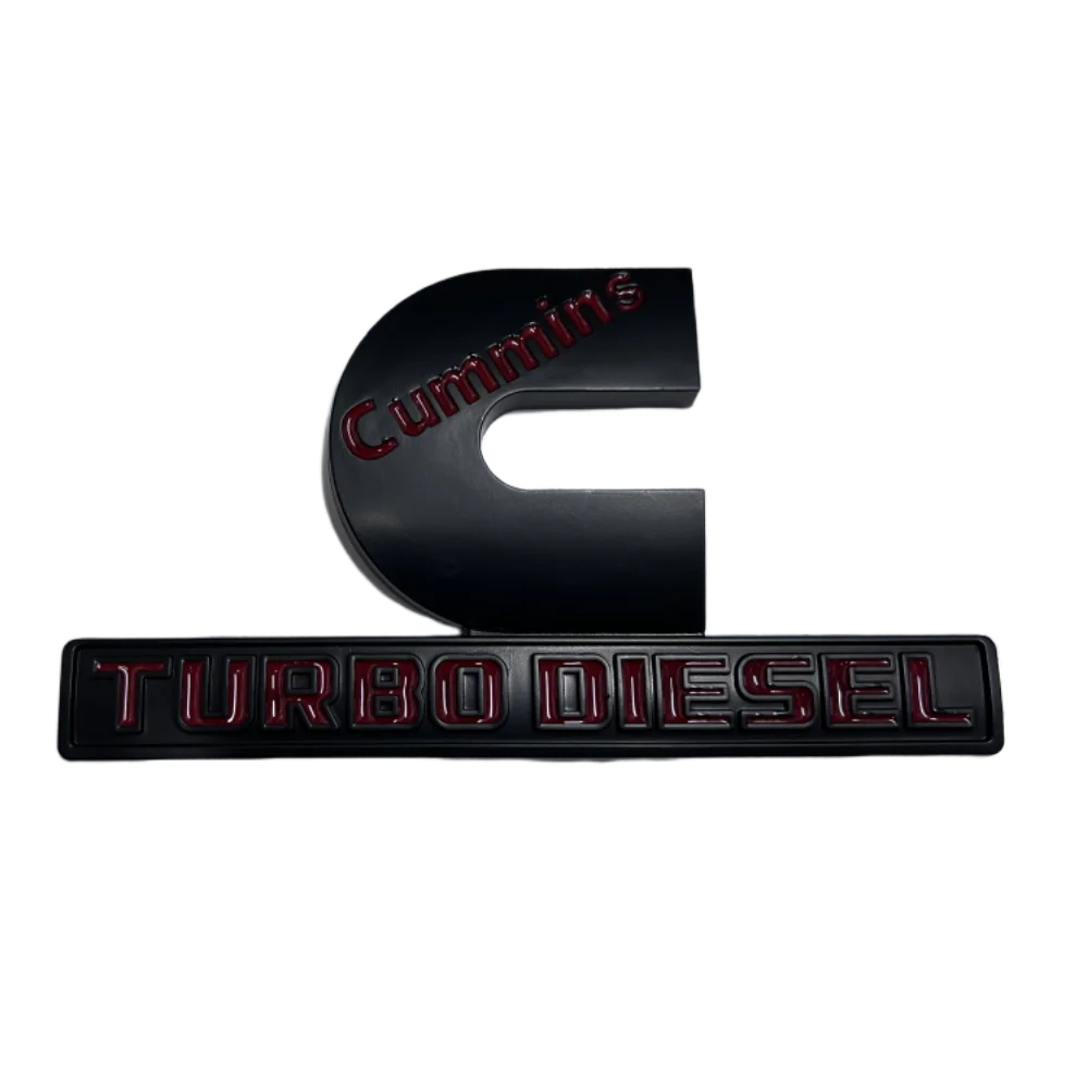CUMMINS TURBO DIESEL Logo Car Stickers for RAM 1500 2500 Refit Accessories Side Body Decorative Decals