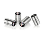 4pc Mustang Logo Tire Valve Caps Aluminum Alloy Dustproof Car Wheel Air Stem Cover For Ford Focus ST Mk7 Everest Kuga Fiesta Mk3