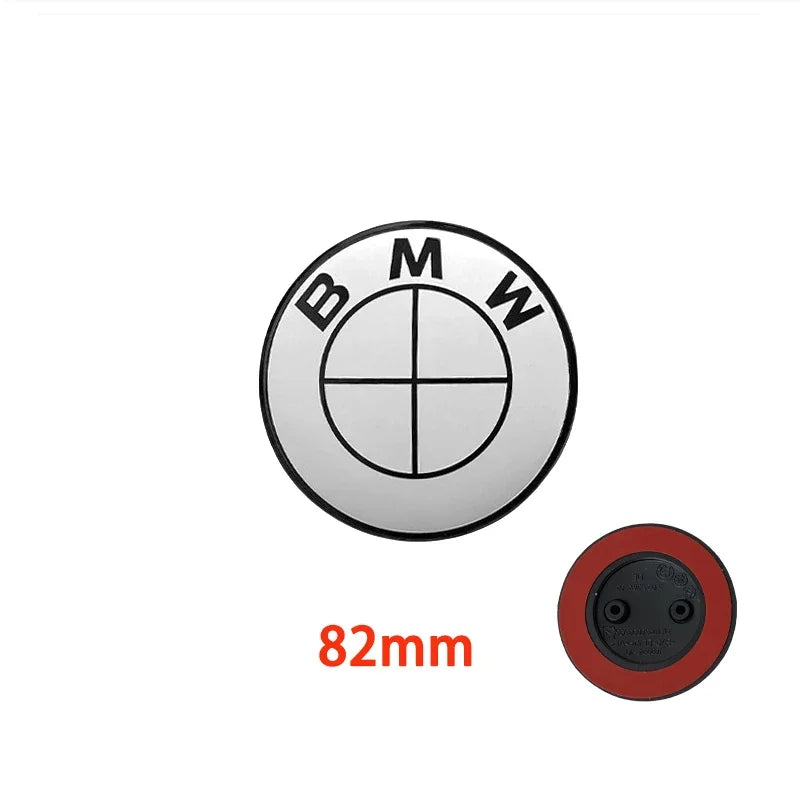 45/74/82mm automobile ABS front and rear logo hub covers are suitable for BMW Group's new badge decoration accessories.