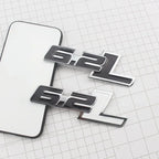 3D Metal 6.2L Logo Car Rear Boot Trunk Emblem Badge Sticker For Ford Raptor F150 Hummer H2 Chevrolet C7 Camaro Dodge Challenger