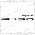 Car ABS Plastic F-150 Logo Car Letter Fender Side Emblem Rear Tail Trunk Badge Sticker For Ford F150 GT Accessories