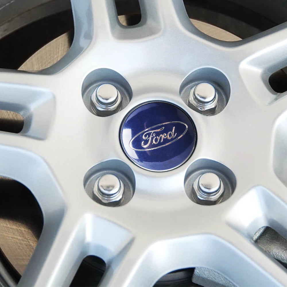 4pcs 54/68MM Car Wheel Center Hub Caps Badge Auto Tire Hubcap Accessories for Ford Focus 2 3 4 MK2 MK3 MK5 Fiesta MK7 Mondeo