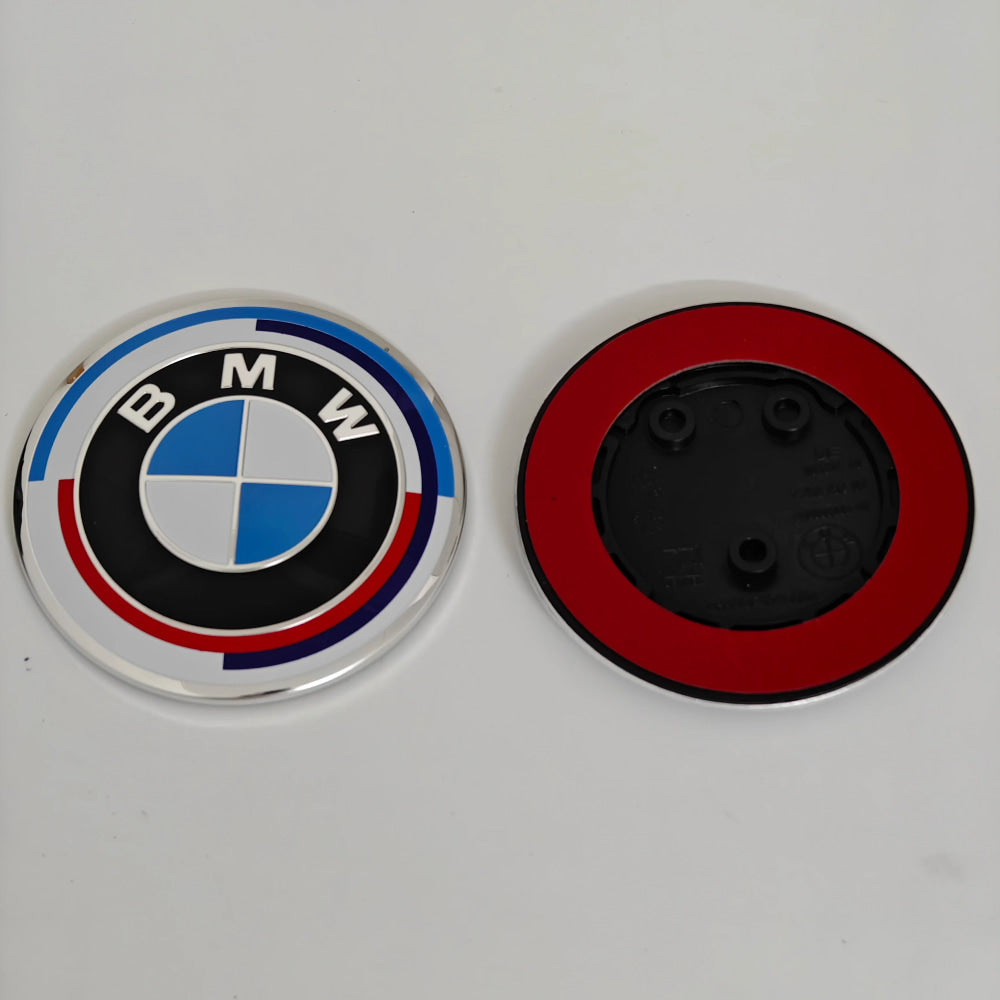 For BMW F20 F22 F23 F30 F80 F31 F34 F32 F82 F33 F10 F11 E81 E87 E63 E64 1Pcs 2 Holes 3 Holes Hood Emblem Trunk Badge Accessories