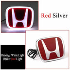 For Honda Accord Civic Odyssey CRV Inspire Amaze Vezel PMMA LED Car Emblem Sticker Front Rear Trunk Light Badge Accessories