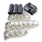 2 Inch Universal Turbo Intercooler Piping +Silicone Coupler + Clamp Kit Aluminum