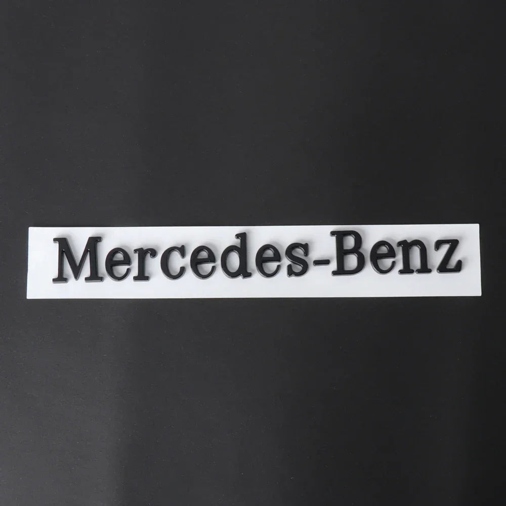 1pcs Car Badge Rear Trunk Body Sticker Emblem Decoration For Mercedes Benz AMG W108 W124 W126 W140 W205 W201