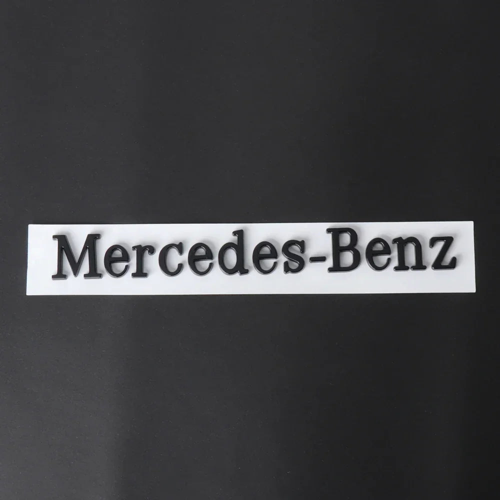 1pcs Car Badge Rear Trunk Body Sticker Emblem Decoration For Mercedes Benz AMG W108 W124 W126 W140 W205 W201