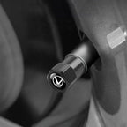 4Pcs Car Wheel Tire Air Valve Caps Stem Covers Exterior Accessories For Lexus LS LC IS350 ES300h ES300 IS250 IS220d NX350h RX LX