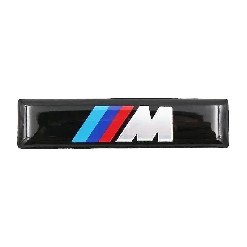 Silicone car badge sticker BMW M M3 M5 performance E36 E46 E39 E53 E90 E60 E61 E93 E87 F10 X1 X3 X5 full range accessories