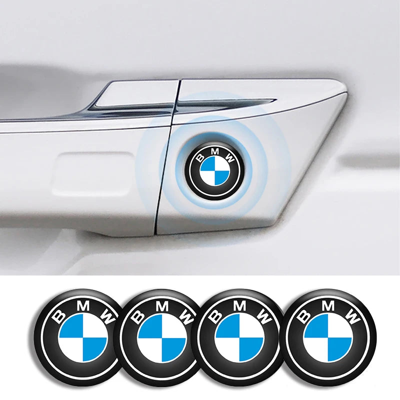 4pcs Car 20mm Door Keyhole Lock Protection Sticker Decor Decals For BMW X1 X2 X3 E46 E36 E34 F10 E90 F30 E60 F30 E53 E30 E92 E87