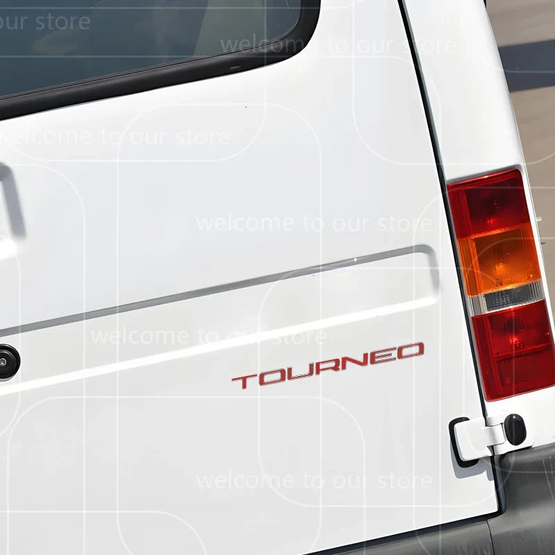 3D For Ford Tourneo Custom Camper Van Car Sticker Zinc Alloy Emblem Body Accessories Styling Metal Rear Trunk Badge Decal
