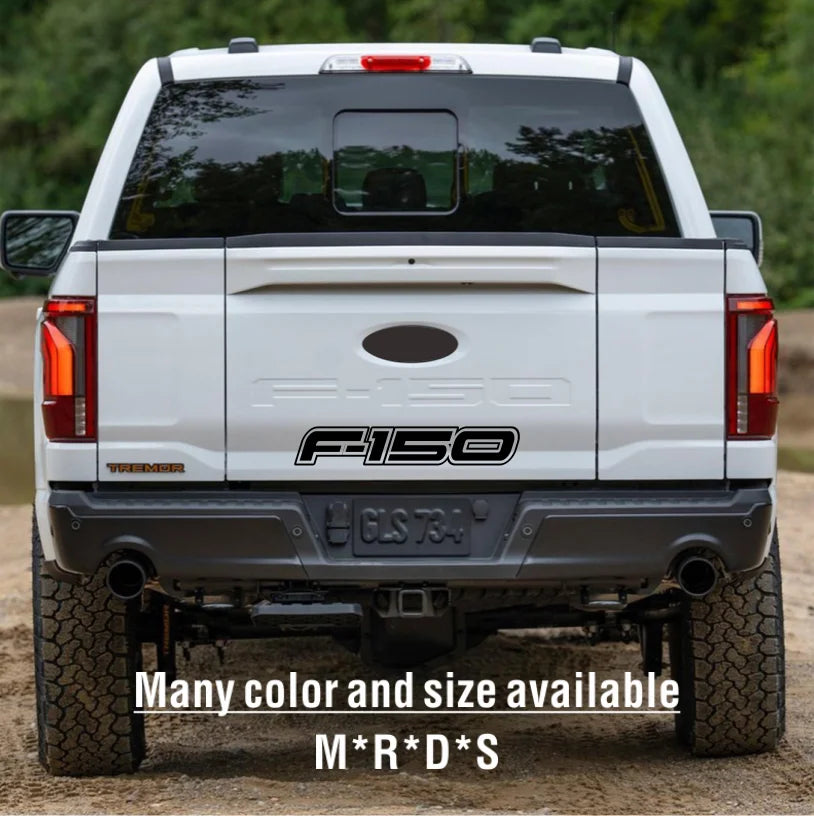 1Pcs Car Rear Trunk Tail Tailgate Body Graphics Vinyl Decal Door Side Sticker For Ford F150 Raptor Accessories