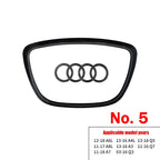 Car Styling Steering Wheel Center Logo Covers Trim Accessorie Fit  AUDI A6L Q7 Q3 Q5 A7 A5 A3 A4L A8L A8 Q5L Q8 A7 Q6 E-TRON SQ5