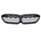 XVIP For BMW G20 3-Series G20 G21 G28 2019-2023 Front Bumper Hood Kidney Racing Grilles Replacement Black Diamond Meteor Style