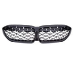 XVIP For BMW G20 3-Series G20 G21 G28 2019-2023 Front Bumper Hood Kidney Racing Grilles Replacement Black Diamond Meteor Style