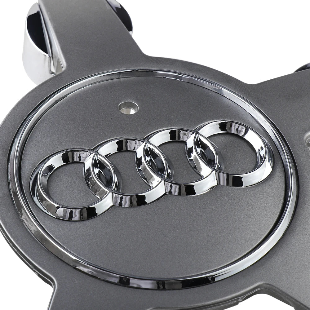 4PCS For Audi Sline TT A1 A2 A3 A4 A5 A6 A7 A8 8P B6 B7 B8 C5 C6 C7 Car Original Wheel Center Cap Hub Covers Badge Decal Sticker