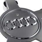 4PCS For Audi Sline TT A1 A2 A3 A4 A5 A6 A7 A8 8P B6 B7 B8 C5 C6 C7 Car Original Wheel Center Cap Hub Covers Badge Decal Sticker