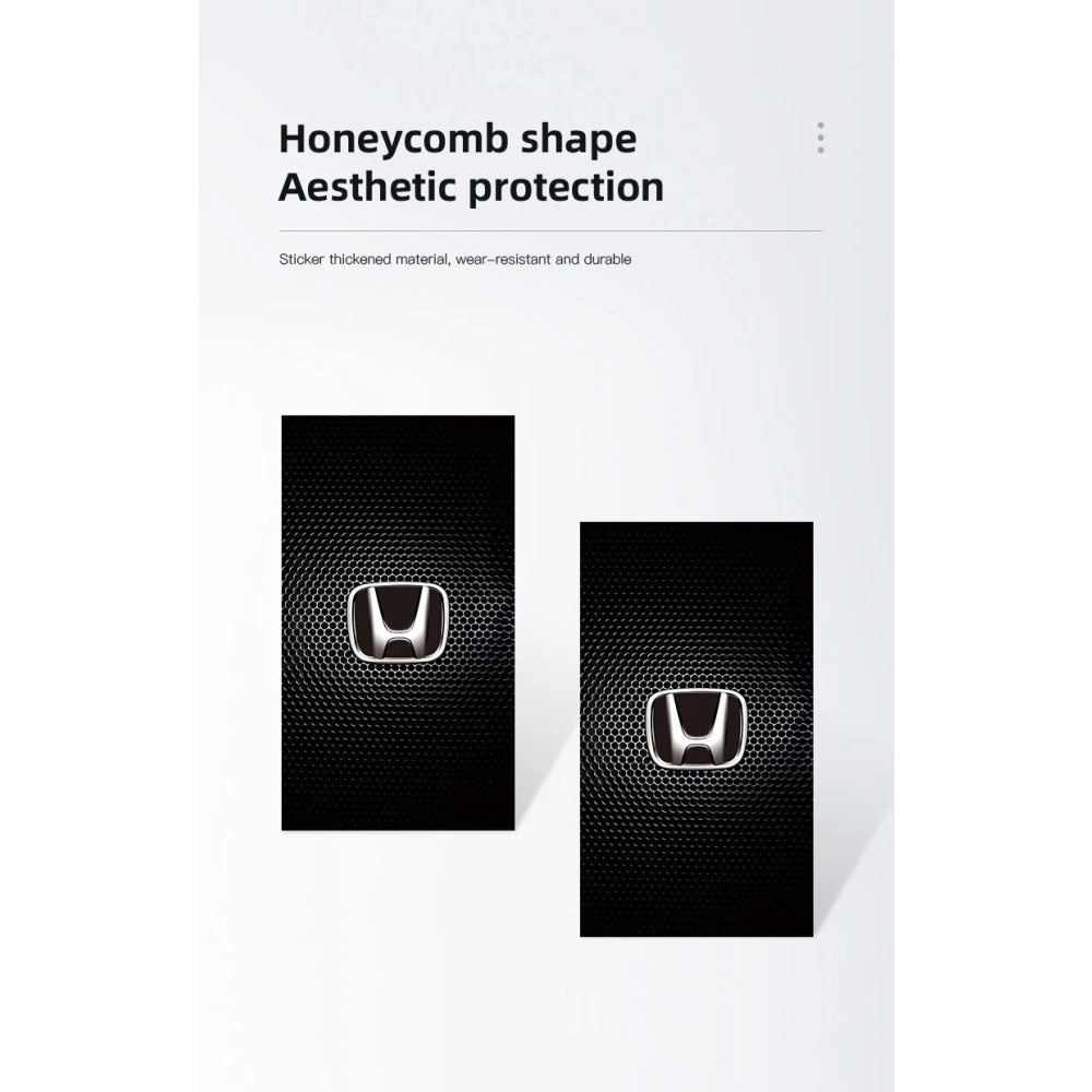 Car Stickers B-Pillar Center Column Decoration Cover Decals Auto Accessorie For Honda Civic FIT CRV Accord Jazz HRV Insight CRZ