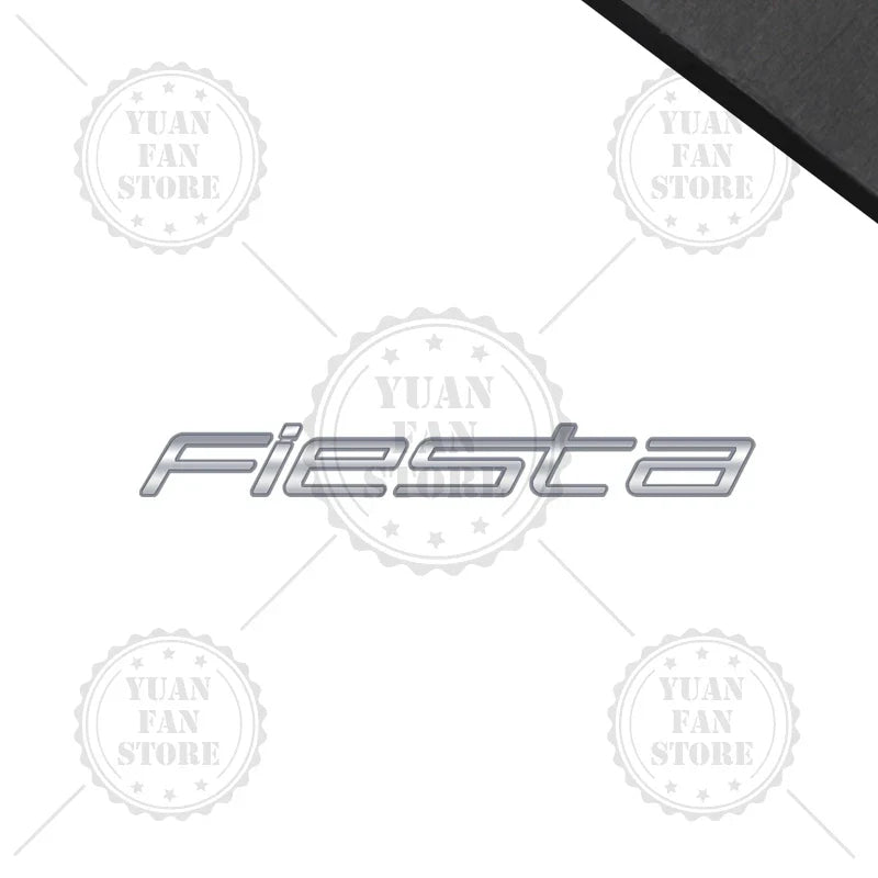 1PCS Metal Letter For Fiesta Ford 3D Emblem Car Rear Trunk Decals Lettering Badge Auto Accessories Styling