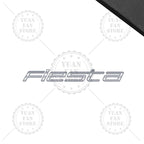 1PCS Metal Letter For Fiesta Ford 3D Emblem Car Rear Trunk Decals Lettering Badge Auto Accessories Styling