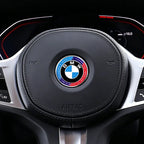 Auto Steering Wheel Center Aluminum Alloy Badge Logo Sticker Accessories For BMW G80 G06 G07 G42 G14 G15 G16 F82 F20 F21 F83 M2