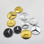 1Pc 52mm 57mm Car Steering Wheel Center Emblem Stickers For Mercedes Benz AMG W203 W206 W205 W211 W212 W210 W201 Badge Accessory