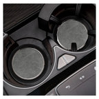 2Pcs Leather Car Coaster Anti-slip Mat Cup Holder Pad For BMW X1 X2 X3 X4 X5 X6 X7 1 3 5 6 7 Series E60 E90 E70 G20 G30 G7