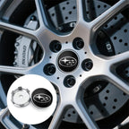 Car wheel hub emblem - Auto parts for vehicles For Subaru Forester impreza Outback Legacy Tribecacar WRC XV Car Accessories