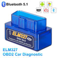 Escáner OBD2 Mini lector de códigos ELM327 V2.1, herramientas de diagnóstico de coche, herramienta de escaneo inalámbrico para comprobar el motor, Detector de fallos