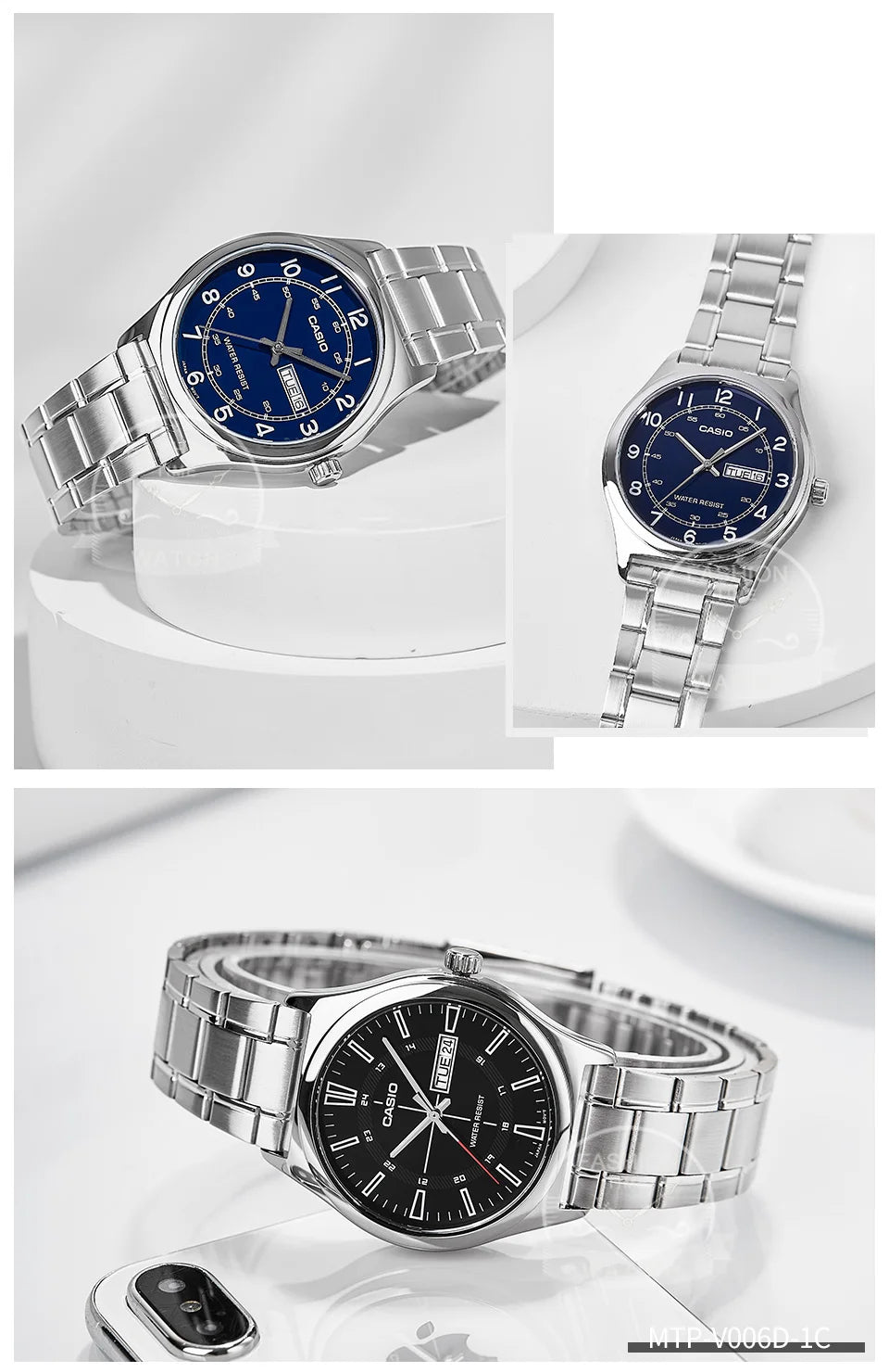 Casio watch for men simple fashionable Waterproof Quartz Watch reloj casio hombre free shipping MTP-V006 series