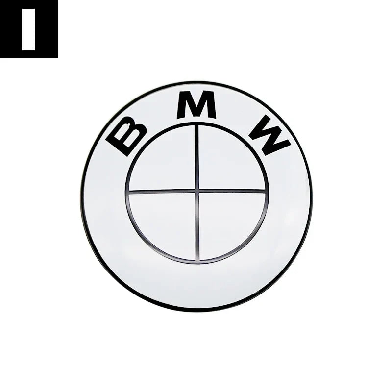 Carbon Fiber 50th Anniversary Front Rear Logo Kit for BMW 82mm 74mm Badge F30 F10 E46 E90  2-Pin Base DIY Replacement Decor Set