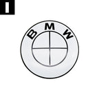 Carbon Fiber 50th Anniversary Front Rear Logo Kit for BMW 82mm 74mm Badge F30 F10 E46 E90  2-Pin Base DIY Replacement Decor Set