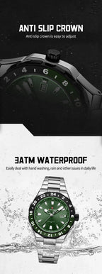 NAVIFORCE Luxury Watch for Men Quartz 3ATM Waterproof Stainless Steel Watches Business Fashion Men's Wristwatch2025