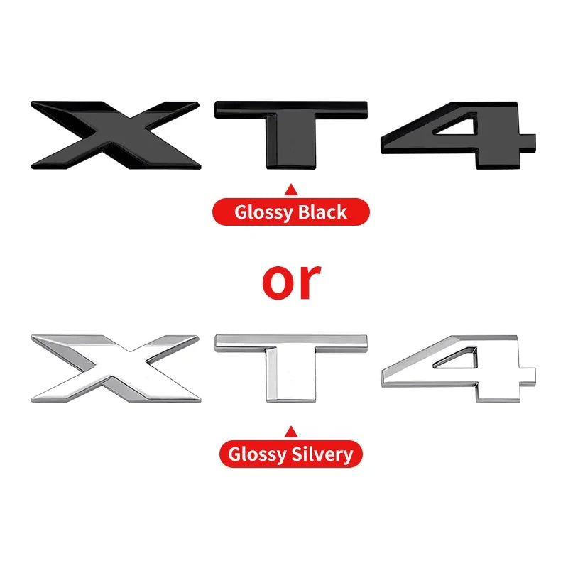 3D Car Rear Trunk Sticker Logo Letters Decals Badge For Cadillac CT4 CT5 CT6 CTS XT4 XT5 XT6 XTS ATS AWD 25T 28T 40T Accessories