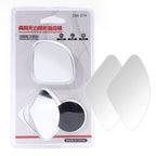 2pcs Car Blind Spot Mirror Frameless Auxiliary Rearview Mirror Auto Motorcycle Universal Wide Angle Adjustable Small Mirrors