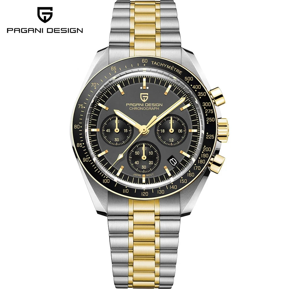 2025 New PAGANI DESIGN AK Project Mars Men's Watches Luxury Quartz Watch Men AR Sapphire Speed Sport Chronograph Automatic Date