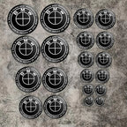 2Pcs Customized Car logo Decal Sticker for BMW E93 F10 F20 F30 F40 F15 F25 F26 F31 F49 F86 M3 M5 X3 G20 G30 Styling Accessories