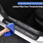 1/4/5Pcs Carbon fiber automotive parts car threshold stickers For Lexus F SPORT IS250 IS200 CT200h GS300 LS430 RX450h ERX400h