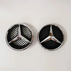 3D Car Grill Emblem Star Badge Front Grill Logo Mercedes Benz AMG W204 W205 W213 W253 GLC GLE Interior Mouldings QB-SX-BENZ VVZ