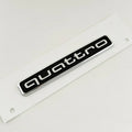 3D ABS Black Logo Quattro Emblem Decal Car Badge For Audi A3 A5 A4 A6 A7 A8 A1 A2 S3 S4 TT Q3 Q7 Q5 Quattro Sticker Accessories