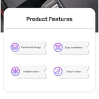 2Pcs Leather Car Coaster Anti-slip Mat Cup Holder Pad For BMW X1 X2 X3 X4 X5 X6 X7 1 3 5 6 7 Series E60 E90 E70 G20 G30 G7