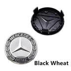 4pcs 56mm 60mm 75mm  68mm3Pin Car Wheel Center Cap Rim Hub Caps Emblem W202 W220 W213 W210 W164 E200 E260 E300 For Mercedes Benz