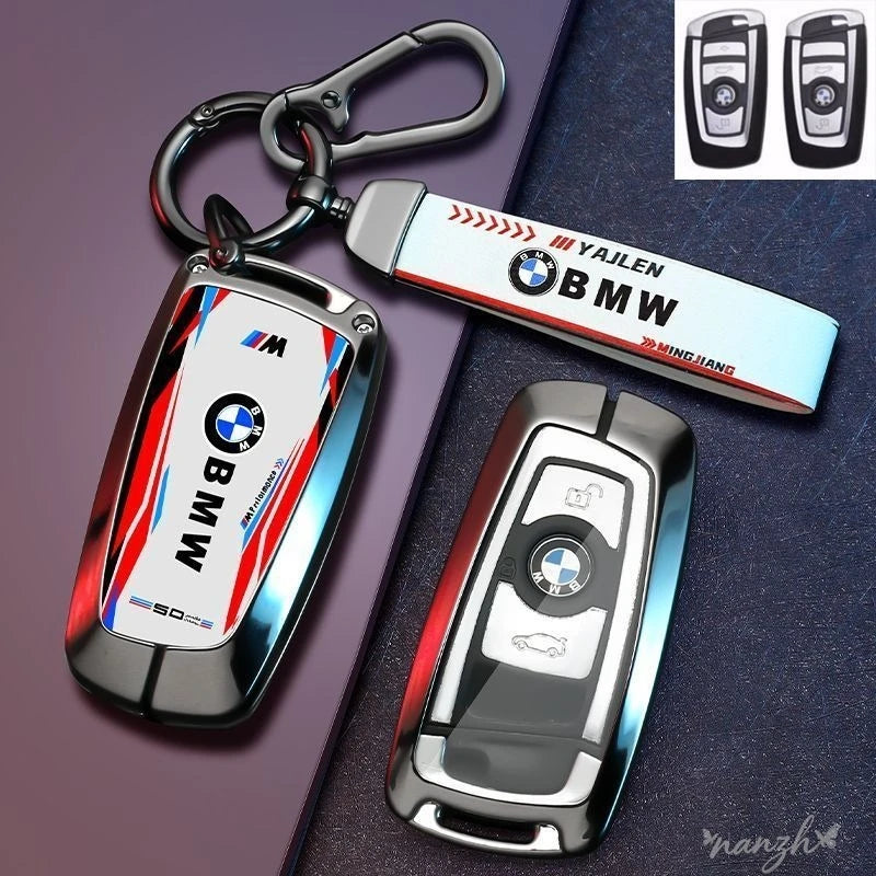 Car Remote Key Case Cover Shell Protector For BMW M Performance F30 F20 F10 F18 F22 F01 X3 X4 F06 F02 M3 M5 Auto Accessories