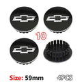 4PCS ABS Wheel Center Covers Hub Caps Badge for Chevrolet Malibu AVEO Corvette CRUZE EQUINOx IMPALA LACETTI TRAX ORLANDO Car Acc
