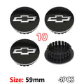 4PCS ABS Wheel Center Covers Hub Caps Badge for Chevrolet Malibu AVEO Corvette CRUZE EQUINOx IMPALA LACETTI TRAX ORLANDO Car Acc