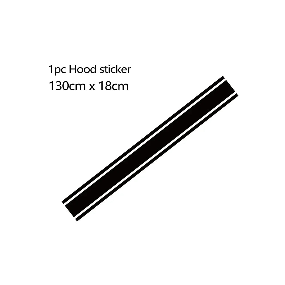 Car Vinyl Stickers Bonnet Decal For Audi BMW Mercedes Ford VW Toyota Nissan Kia Renault Hyundai Skoda Auto Tuning Accessories
