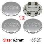 4Pcs 62mm Premium ABS Car Wheel Center Hub Caps Emblem Badge For Range Rover L322 L405 Evoque Discovery Velar SVR Accessories